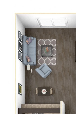 Floorplan Photos Gallery Iris duplex 1 bed 1 bath 863 Sq.Ft. at Regency Preserve,1971 Carton Blvd.